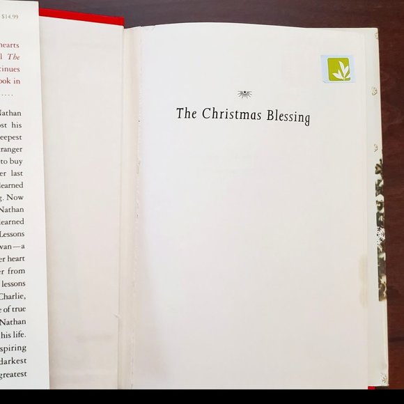The Christmas Blessing by Donna VanLiere Hardcover Book Faith Religion - Picture 3 of 6